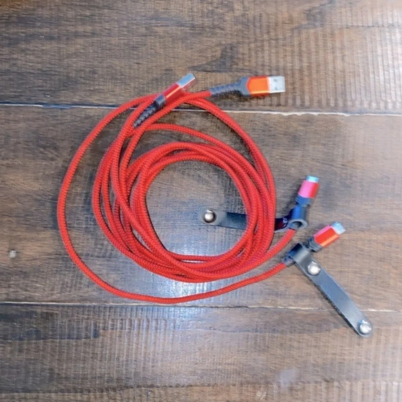 Set of two micro usb 6 foot cables - Picture 3 of 3